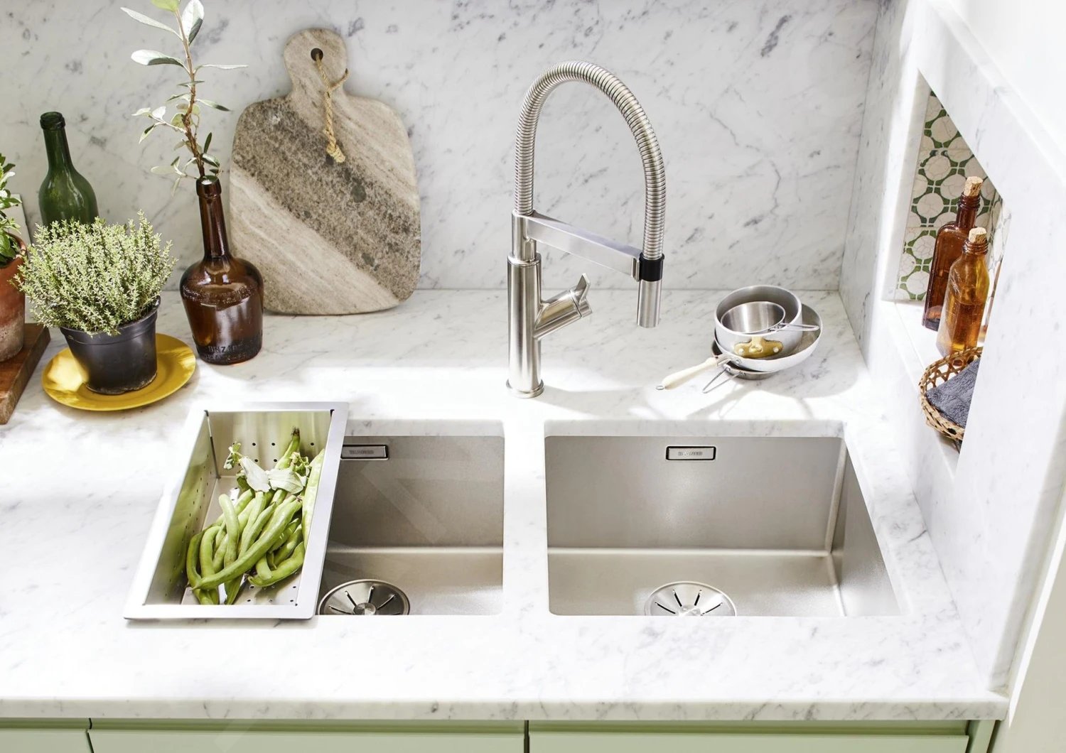 Blanco Solenta S - Mitigeur D'évier Avec Bras Et Douchette Flexibles, Inox 522405 11 Blanco Solenta S - Mitigeur D'évier Avec Bras Et Douchette Flexibles, Inox 522405 – Image 9