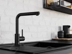 Blanco Mila S - Mitigeur D&apos;évier Avec Bec Extractible, Noir Mat 526660 -Cuisine Articles Magasin 00f0e535cab0c07b3bd9d6ef