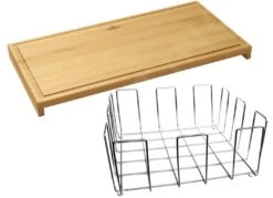 Villeroy & Boch Accessoires - Ensemble De Planche Et De Panier, Hêtre / En Inox 8K140000