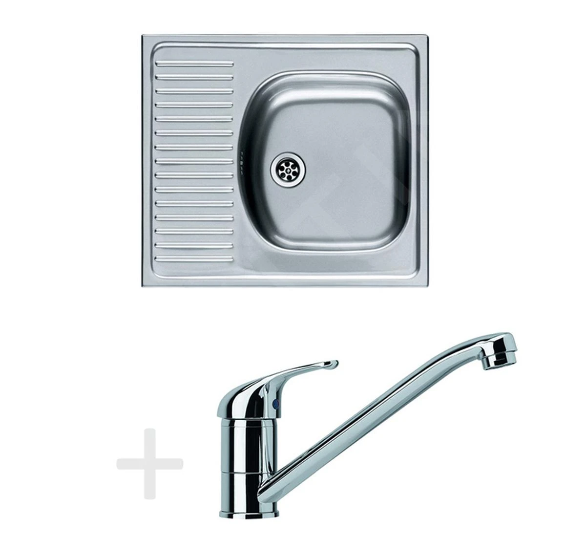 Franke Colonnes - Kit De Cuisine N32, évier En Inox ETN 611-58 + Robinet FB 250, Chrome 101.0283.215 3 Franke Colonnes - Kit De Cuisine N32, évier En Inox ETN 611-58 + Robinet FB 250, Chrome 101.0283.215