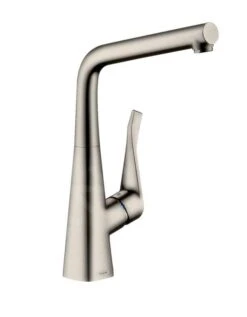 Hansgrohe Metris New - Mitigeur D’évier, Design : Inox 14822800