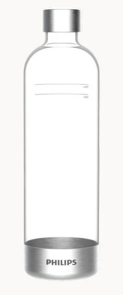 Philips GoZero - Bouteille De Machine à Soda, Volume 1 L, Plastique / Acier Inoxydable ADD912/10