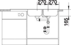 Blanco Tipo 8 - Évier, 1210x500 Mm, Inox 511925 -Cuisine Articles Magasin 055b92a2b4bfc8d09ded1059