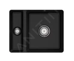 Villeroy & Boch Subway 60 - Évier En Céramique 55x44 Cm, CeramicPlus, Chromite 675801J0