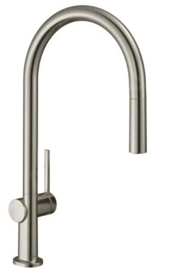 Hansgrohe M54 - Mitigeur D'évier Talis Avec Bec Extractible, SBox, Simili Inox 72803800