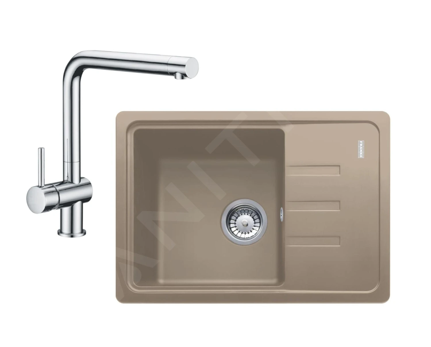 Franke Colonnes - Ensemble De Cuisine G116, évier En Fragranit BSG 611-62 Et Mitigeur Samoa, Cachemire / Chrome 114.0510.433 3 Franke Colonnes - Ensemble De Cuisine G116, évier En Fragranit BSG 611-62 Et Mitigeur Samoa, Cachemire / Chrome 114.0510.433