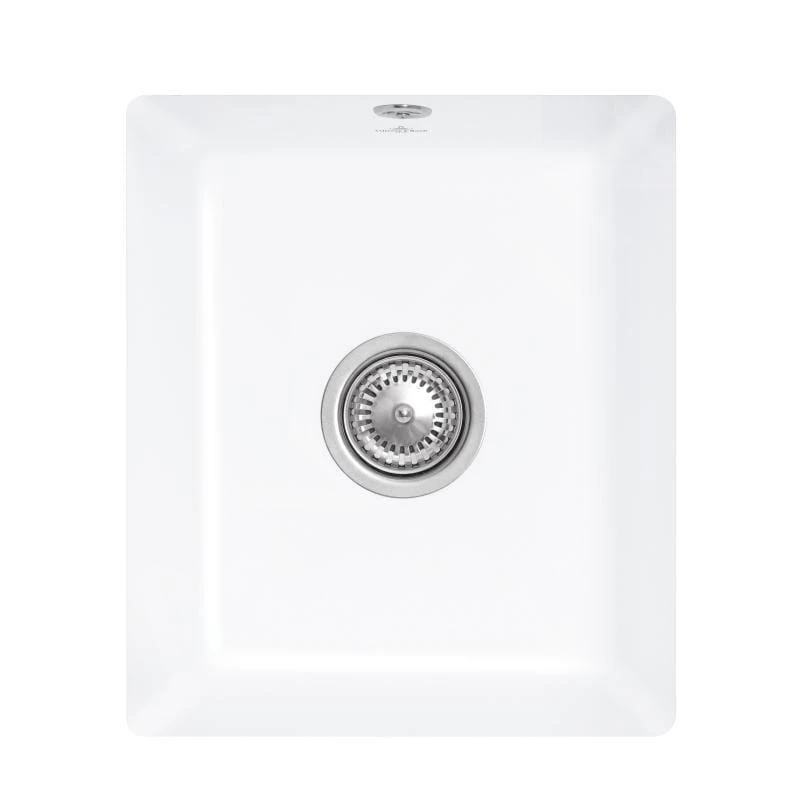 Villeroy & Boch Subway 45 - Évier En Céramique 38x44 Cm, CeramicPlus, Stone White 332401RW 3 Villeroy & Boch Subway 45 - Évier En Céramique 38x44 Cm, CeramicPlus, Stone White 332401RW