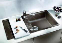 Blanco Zia XL 6 - Évier En Silgranit, 780x500 Mm, Avec Commande De Vidage, Noir 526018 -Cuisine Articles Magasin 09284a9d0a0c0706fc8a1e0b