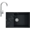 Franke Colonnes - Set G169, évier En Fragranit MRG 611-78 BB Et Mitigeur FP 0408.031, Noir Mat / Chrome 114.0650.573 2 Franke Colonnes - Set G169, évier En Fragranit MRG 611-78 BB Et Mitigeur FP 0408.031, Noir Mat / Chrome 114.0650.573 -Cuisine Articles Magasin 095018678e1bc3ed0f98afb4