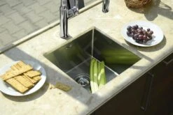 Sapho Epic - Évier 440x430x200 Mm, R10, Inox EP428 -Cuisine Articles Magasin 0993edf93904ab4761c43103