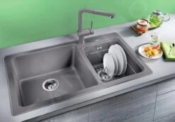 Blanco Naya 8 - Évier En Silgranit, 815x500 Mm, Noir 525944 9 Blanco Naya 8 - Évier En Silgranit, 815x500 Mm, Noir 525944 -Cuisine Articles Magasin 099e290121926b1f69296086