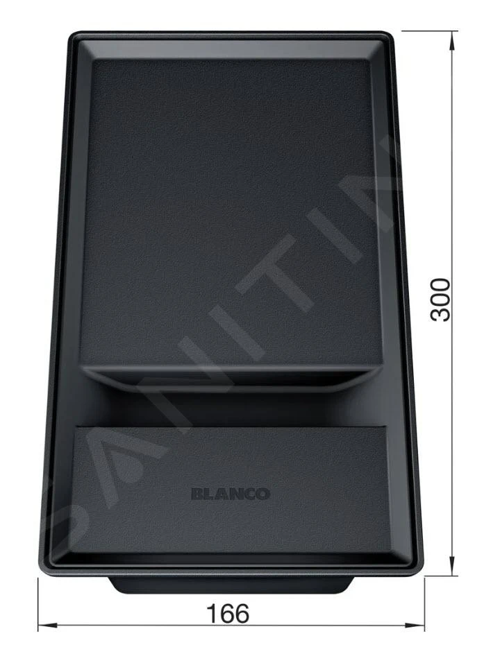 Blanco Collectis 6 - Évier En Silgranit 1000x510 Mm, Avec Commande De Vidage Et Accessoires, Noir 525866 5 Blanco Collectis 6 - Évier En Silgranit 1000x510 Mm, Avec Commande De Vidage Et Accessoires, Noir 525866 – Image 3