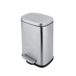 Nimco Poubelles - Poubelle, 5 L, Inox Mat KOS 8005-10