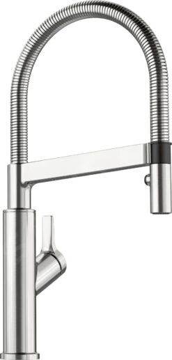 Blanco Solenta S - Mitigeur D&apos;évier Avec Bras Et Douchette Flexibles, Inox 522405