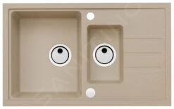 Alveus Intermezzo - Évier En Granit 780x480 Mm, Beige 1117053