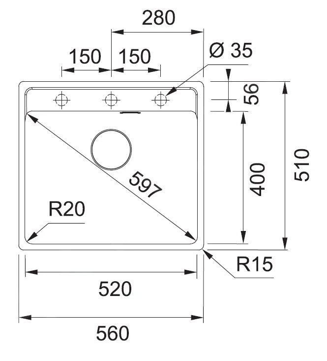 Franke Colonnes - Ensemble G245, évier En Fragranit MRG 610-52 RTL Et Mitigeur FP 9000.082, Sahara 114.0675.640 4 Franke Colonnes - Ensemble G245, évier En Fragranit MRG 610-52 RTL Et Mitigeur FP 9000.082, Sahara 114.0675.640 – Image 2