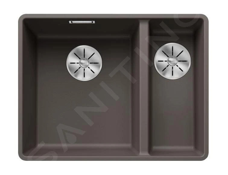 Blanco Subline 340/160 - Évier En Silgranit, 552x427 Mm, évier à Gauche, InFino, Gris 527344 3 Blanco Subline 340/160 - Évier En Silgranit, 552x427 Mm, évier à Gauche, InFino, Gris 527344