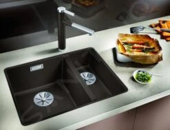 Blanco Subline 340/160 - Évier En Silgranit, 555x460 Mm, InFino, Bac à Gauche, Anthracite 523548 -Cuisine Articles Magasin 138d164b7997cbae112eaba5