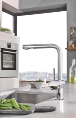 Grohe Minta - Mitigeur D’évier Avec Douchette Extractible, Chrome 30274000 -Cuisine Articles Magasin 1490acba015e20298c09b8e5