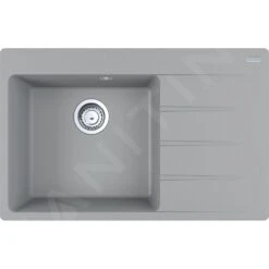 Franke Colonnes - Set G218, évier En Fragranit CNG 611-78 TL / 2 Et Mitigeur FP 0408.031, Pierre Grise / Chrome 114.0650.817 -Cuisine Articles Magasin 18c0a69b2cf4f43f3bb029b1 1