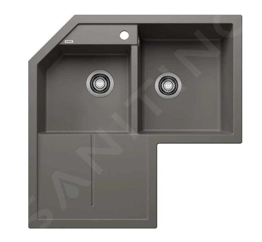 Blanco Metra 9 - Évier En Silgranit, 830x830 Mm, Gris 526798 3 Blanco Metra 9 - Évier En Silgranit, 830x830 Mm, Gris 526798