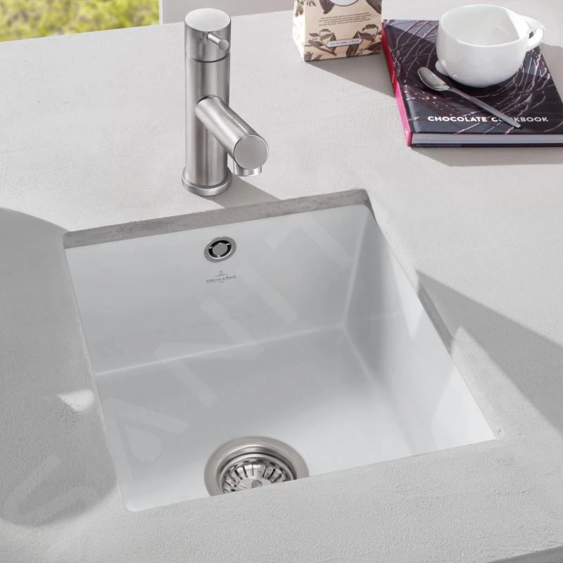 Villeroy & Boch Subway 45 - Évier En Céramique 38x44 Cm, CeramicPlus, Stone White 332401RW 5 Villeroy & Boch Subway 45 - Évier En Céramique 38x44 Cm, CeramicPlus, Stone White 332401RW – Image 3