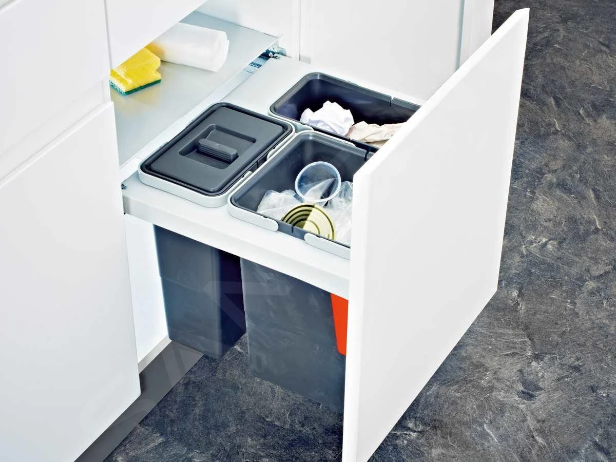 Franke Poubelle Tri Sélectif - Poubelle Encastrée Grabo 50-3 121.0200.691 5 Franke Poubelle Tri Sélectif - Poubelle Encastrée Grabo 50-3 121.0200.691 – Image 3