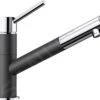 Blanco Kano S - Robinetterie D’évier Avec Douchette Extractible, Anthracite/chrome 525038 -Cuisine Articles Magasin 1f1d1d6845548d120bcab39f