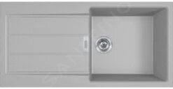 Franke Colonnes - Ensemble De Cuisine T77, évier En Tectonite S2D 611-100 Et Mitigeur FN 0147.031, Gris / Chrome 143.0650.603 -Cuisine Articles Magasin 1f80100efd2463dcb8a9b57a