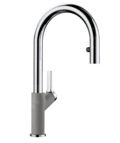 Blanco Carena S - Mitigeur D'évier Avec Bec Extracible, Aluminium/chrome 521360