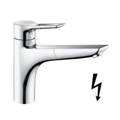 Kludi Mix - Mitigeur D&apos;évier Avec Bec Extractible, Chrome 329440562