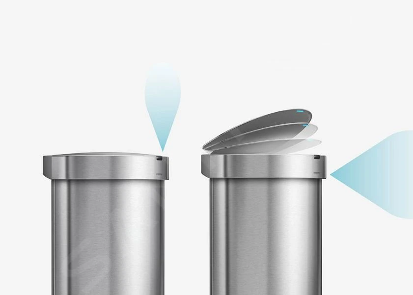 Simplehuman Poubelles - Poubelle Sans Contact Avec Commande De Mouvement , 45 L, Inox Brossé ST2009 14 Simplehuman Poubelles - Poubelle Sans Contact Avec Commande De Mouvement , 45 L, Inox Brossé ST2009 – Image 12