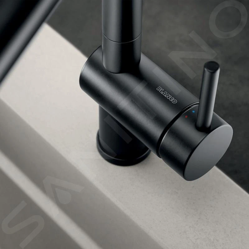 Blanco Linus S - Mitigeur D'évier Avec Bec Extractible, Noir Mat 525807 5 Blanco Linus S - Mitigeur D'évier Avec Bec Extractible, Noir Mat 525807 – Image 3