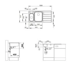 Blanco Axis III - Évier, 1000x510 Mm, Avec Accessoires, InFino, Inox 522105 9 Blanco Axis III - Évier, 1000x510 Mm, Avec Accessoires, InFino, Inox 522105 -Cuisine Articles Magasin 26162aa898993a66d0d31fa0