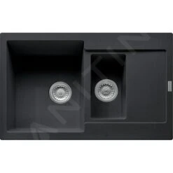 Franke Maris - Évier En Fragranit MRG 651-78, 780x500 Mm, Onyx 114.0285.329