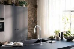 Hansgrohe Aqittura M91 - Mitigeur D&apos;évier Avec Bec Extractible, SodaSystem, SBox, Chrome 76806000 -Cuisine Articles Magasin 2747665a812440065f550744