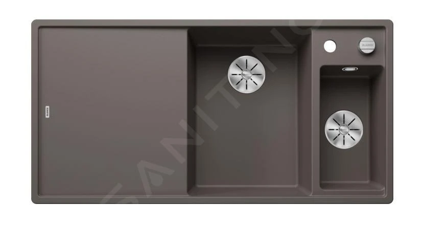 Blanco Axia III 6 - Évier En Silgranit 1000x510 Mm, Avec Commande De Vidage Et Accessoires, InFino, Gris 527229 3 Blanco Axia III 6 - Évier En Silgranit 1000x510 Mm, Avec Commande De Vidage Et Accessoires, InFino, Gris 527229