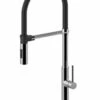 Paffoni Chef - Mitigeur D&apos;évier Avec Bras Flexible, Chrome/noir Mat CH179CRNO -Cuisine Articles Magasin 27b19b027d5070331a9109f4