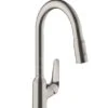 Hansgrohe Focus M42 - Mitigeur D’évier M429-H220 Avec Douchette Extractible, Design : Inox 71800800 1 Hansgrohe Focus M42 - Mitigeur D’évier M429-H220 Avec Douchette Extractible, Design : Inox 71800800 -Cuisine Articles Magasin 285d74499a66ac78af97e3fb