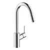 Hansgrohe Talis M52 - Mitigeur D&apos;évier Pliable M5214-H260 Avec Douchette Extractible, SBox, Chrome 73864000