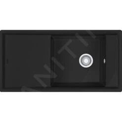 Franke Ambion - Évier En Céramique ABK 611-100, 1000x510 Mm, Anthracite Mat 124.0515.576