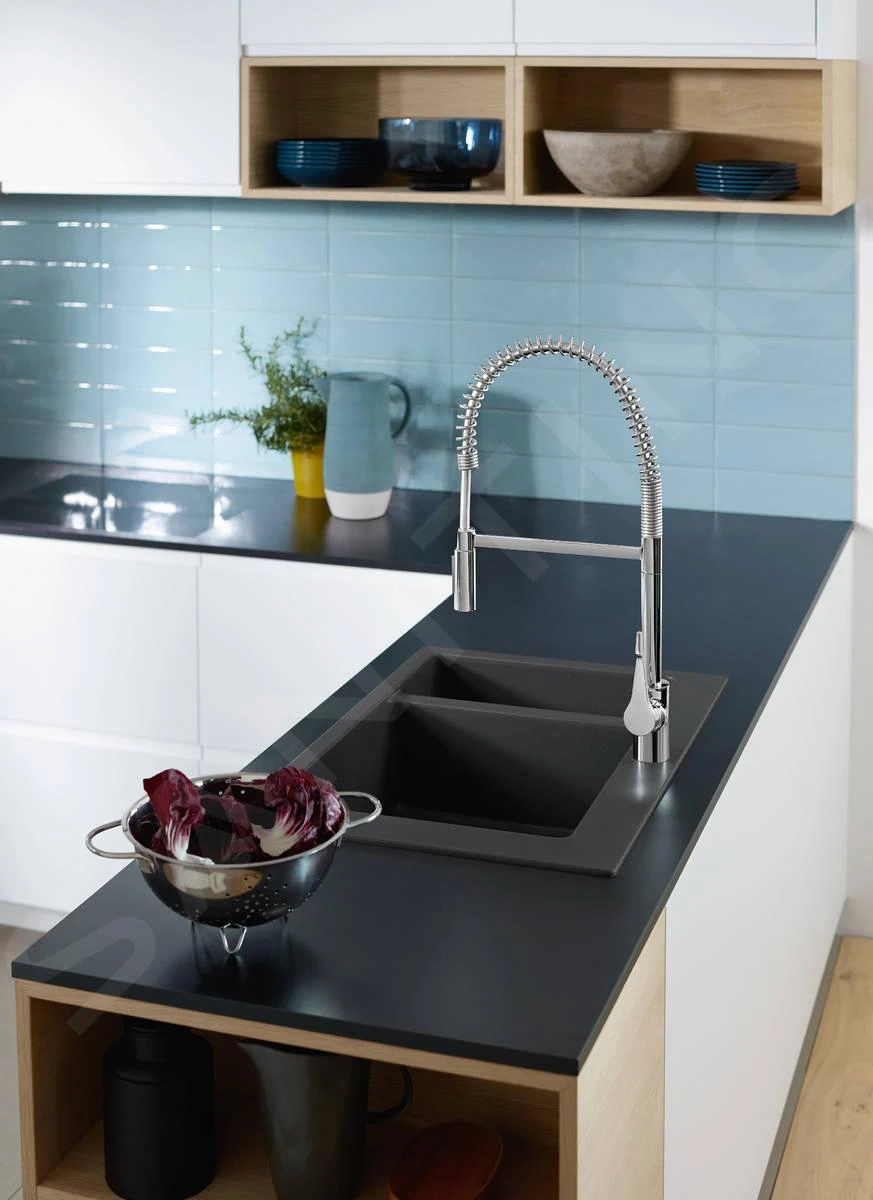 Hansgrohe Cento - Mitigeur D'évier XXL, Semi-Pro Avec Bras Flexible, EcoSmart, Chrome 14806000 5 Hansgrohe Cento - Mitigeur D'évier XXL, Semi-Pro Avec Bras Flexible, EcoSmart, Chrome 14806000 – Image 3