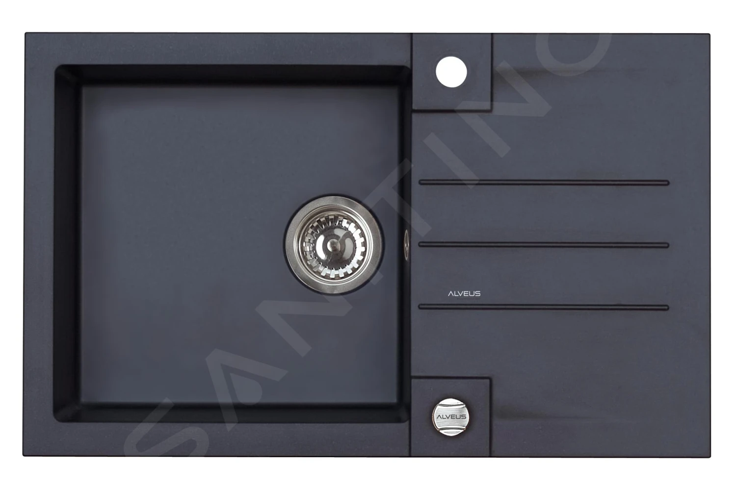 Alveus Sets - Ensemble D'évier Rock 130 Et La Robinetterie Tonia, Carbone SETA068 5 Alveus Sets - Ensemble D'évier Rock 130 Et La Robinetterie Tonia, Carbone SETA068 – Image 3