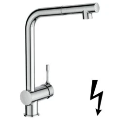 Ideal Standard Ceralook - Robinetterie D’évier Avec Embout Extractible, Chrome BC177AA
