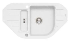 Alveus Niagara - Évier En Granit 900x500 Mm, Avec Commande De Vidage, Arctique 1100889