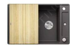 Blanco Axia III 45 - Évier En Silgranit, 770x500 Mm, Avec Commande De Vidage Et Accessoires, InFino, Gris Rocher 523194 -Cuisine Articles Magasin 30846a7460345c7c3fdd4d2f