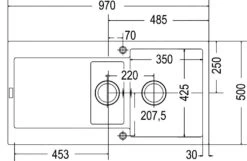 Franke Maris - Évier En Fragranit MRG 651, 970x500 Mm, Pierre Grise 114.0120.253 9 Franke Maris - Évier En Fragranit MRG 651, 970x500 Mm, Pierre Grise 114.0120.253 -Cuisine Articles Magasin 30889146a5140b6f55307927