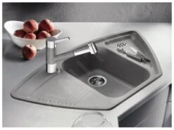 Blanco Zia 9 - Évier En Silgranit, 930x510 Mm, Aluminium 514757 -Cuisine Articles Magasin 31f54c46c9d3a3edf266b41e