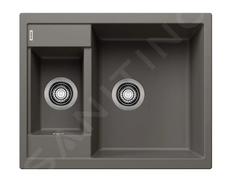 Blanco Metra 6 - Évier En Silgranit, 615x500 Mm, Avec Commande De Vidage, Gris 527295 3 Blanco Metra 6 - Évier En Silgranit, 615x500 Mm, Avec Commande De Vidage, Gris 527295