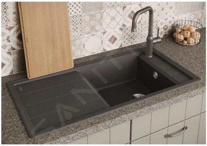 Blanco Faron XL 6 - Évier En Silgranit 1000x500 Mm, Anthracite 524803 5 Blanco Faron XL 6 - Évier En Silgranit 1000x500 Mm, Anthracite 524803 – Image 3